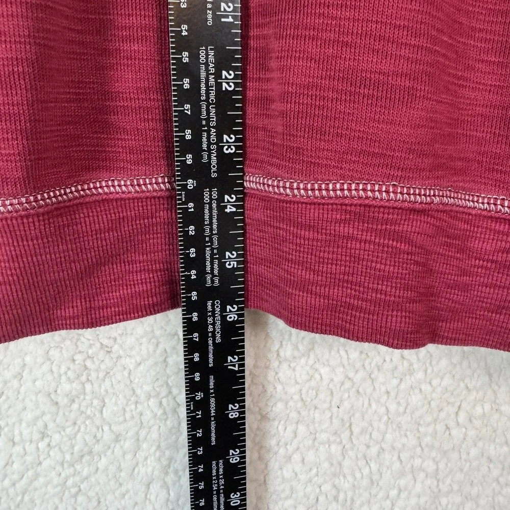 Tommy Bahama Pullover Mens Small Red Quarter Zip Sweater Lightweight Marlin Logo